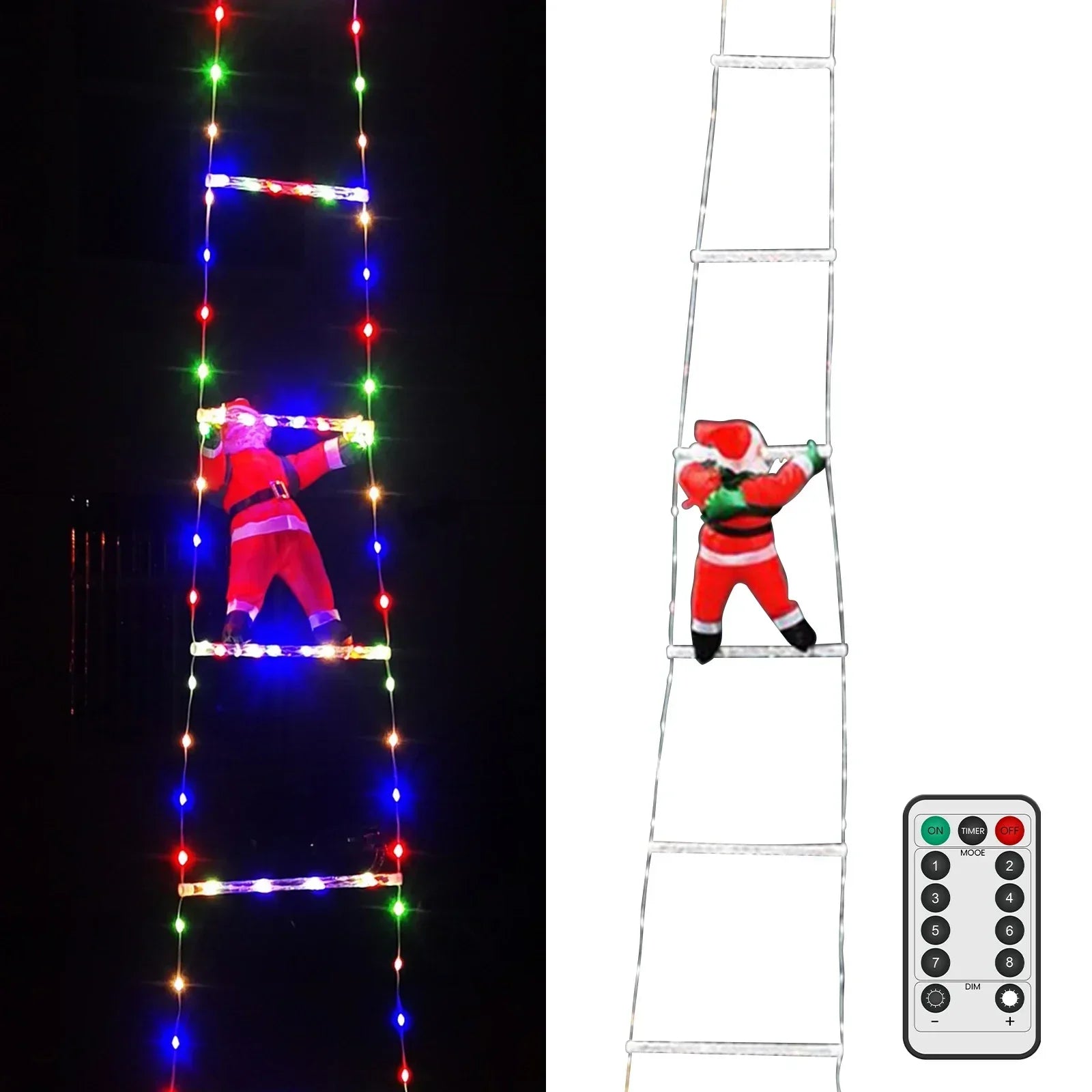 HolidayGlow Lights - Guirlande lumineuse LED de Noel avec telecommande