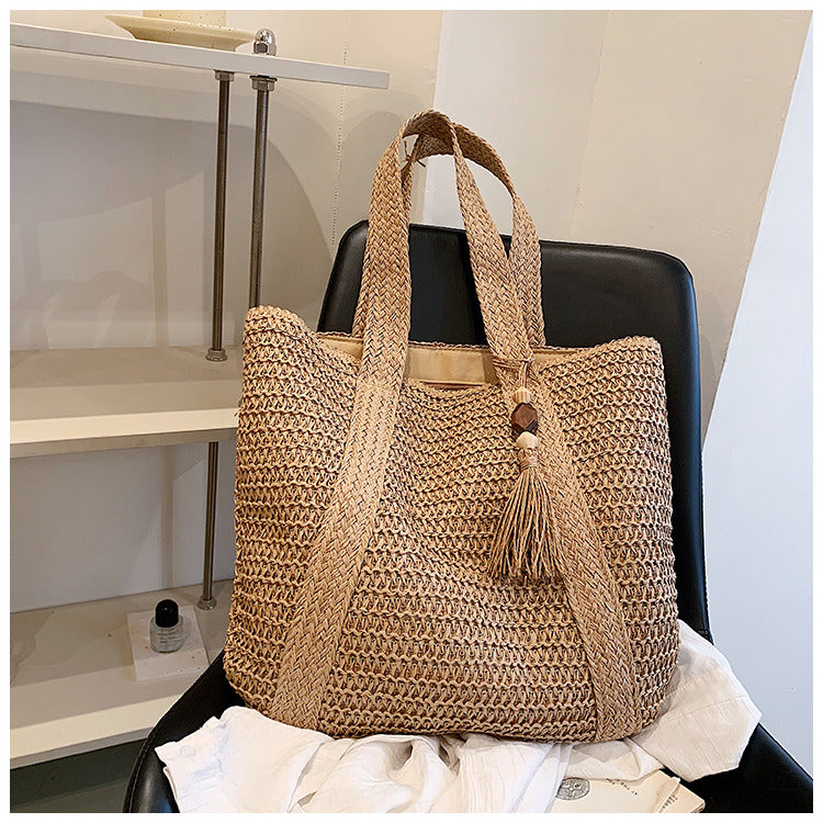 Sac à Main Femme Écologique en Rotin Durable avec Design Élégant | Pratique et Spacieux pour Toutes les Occasions 0