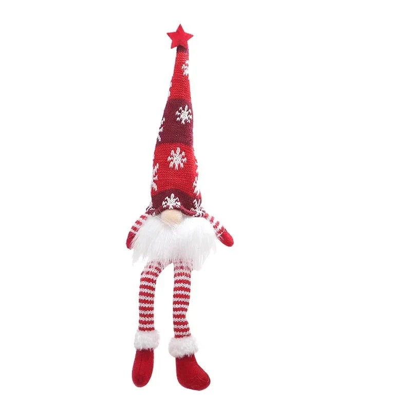 Light-Up Christmas Gnome - Cozy Knit Festive Decoration