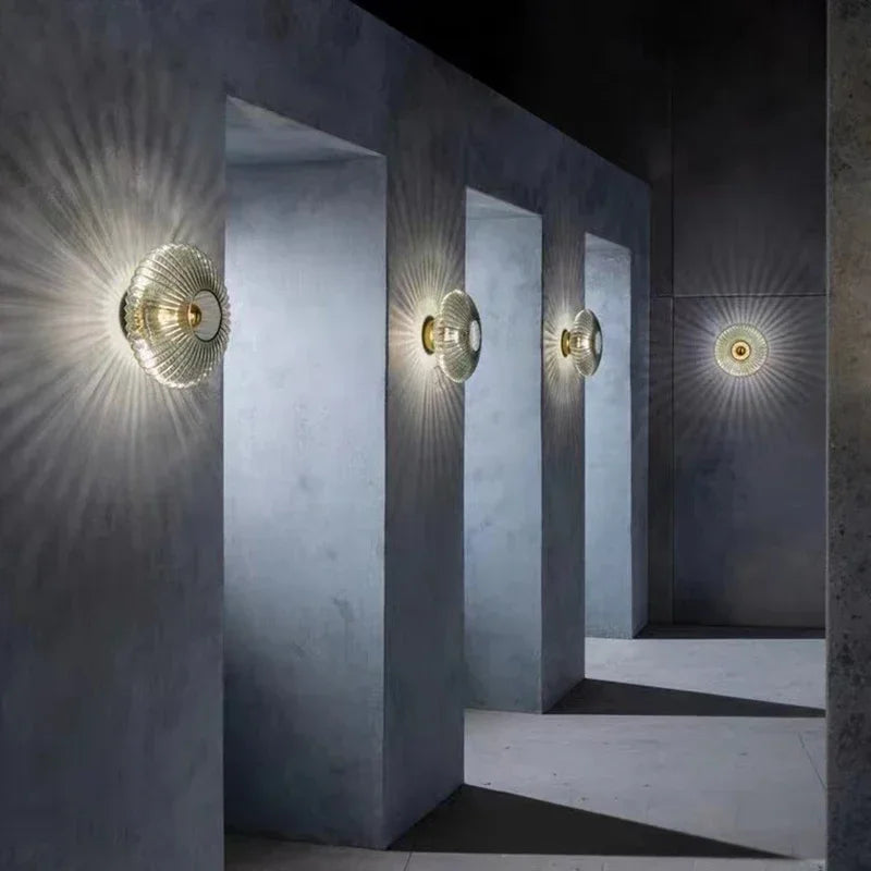 Elegance Glass - Elegant Glass Wall Sconce for Interior Lighting