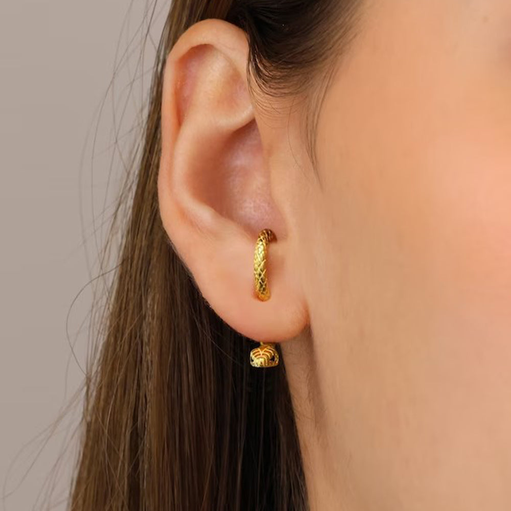 SerpentEdge - Boucles d'oreilles élégantes en forme de serpent