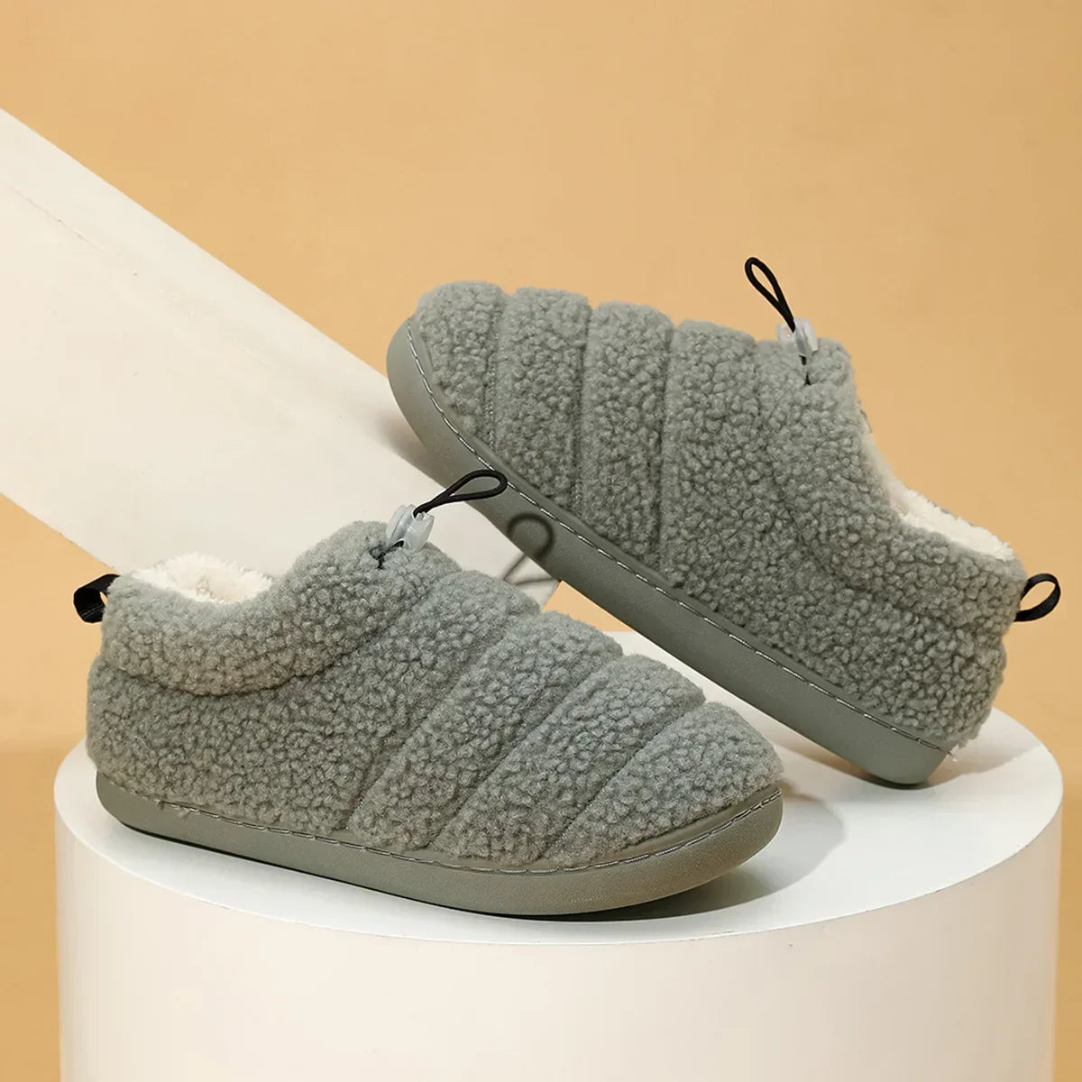 CloudWalk - Non-Slip Plush Slippers for Winter
