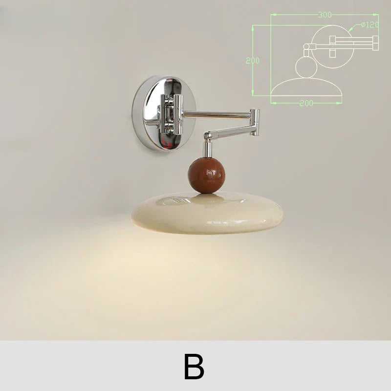 TelescopicLamp - Adjustable Retro Wall Light with Reading Arm