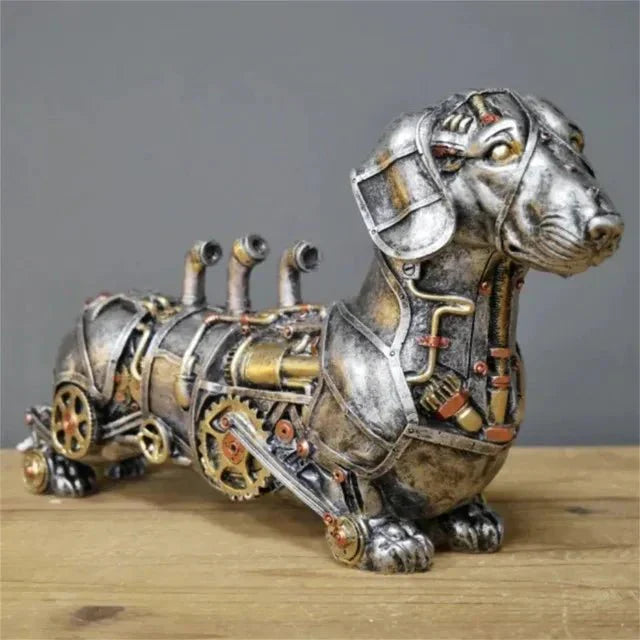 SteamBeast - Figurines d'animaux steampunk avec engrenages
