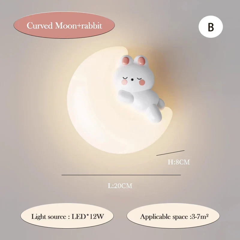 PandaGlow Lamp - Soft LED Wall Lamp for Kids' Room