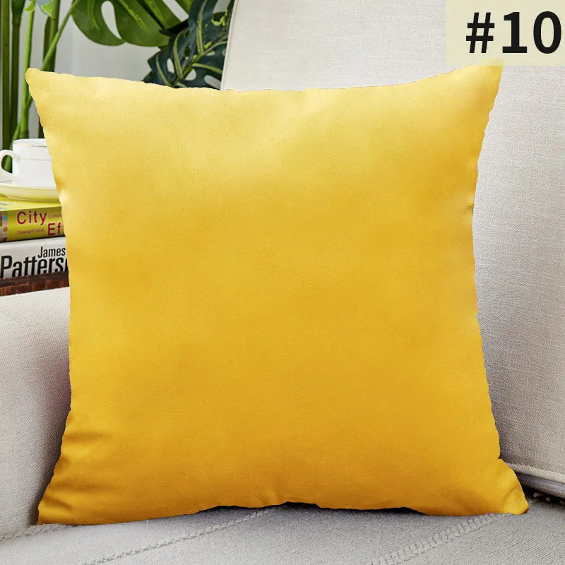 VelvetChic Cushion Cover - Solid Velvet Cover for a Luxurious Interior