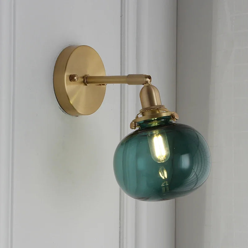 LightCrown - Modern Glass and Metal Wall Sconce