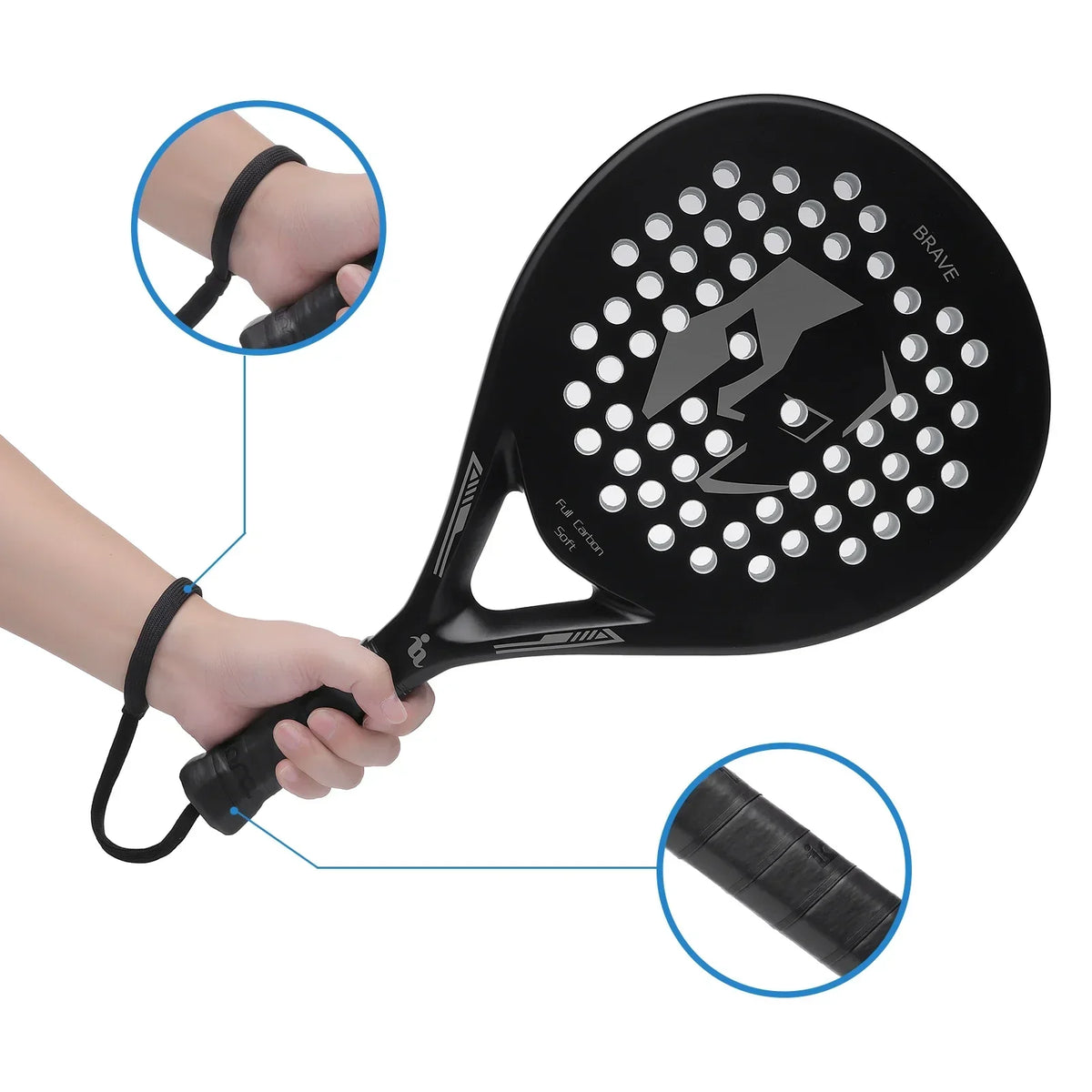 Zyphrix - Carbon Fiber and EVA Foam Padel Racket