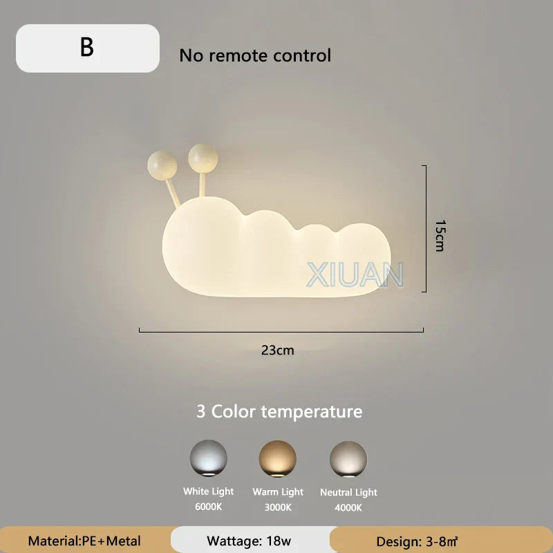 KidsDream - Playful LED Wall Lamp for Kids' Bedroom