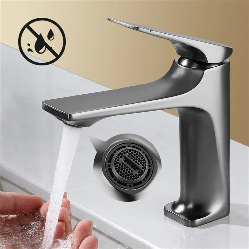PivotFlow - Elegant Single Lever Bathroom Faucet