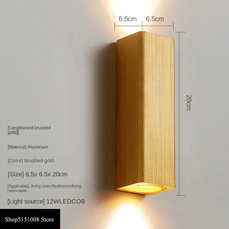 Nyvora - Elegant LED Wall Sconce for Bedroom and Hallway