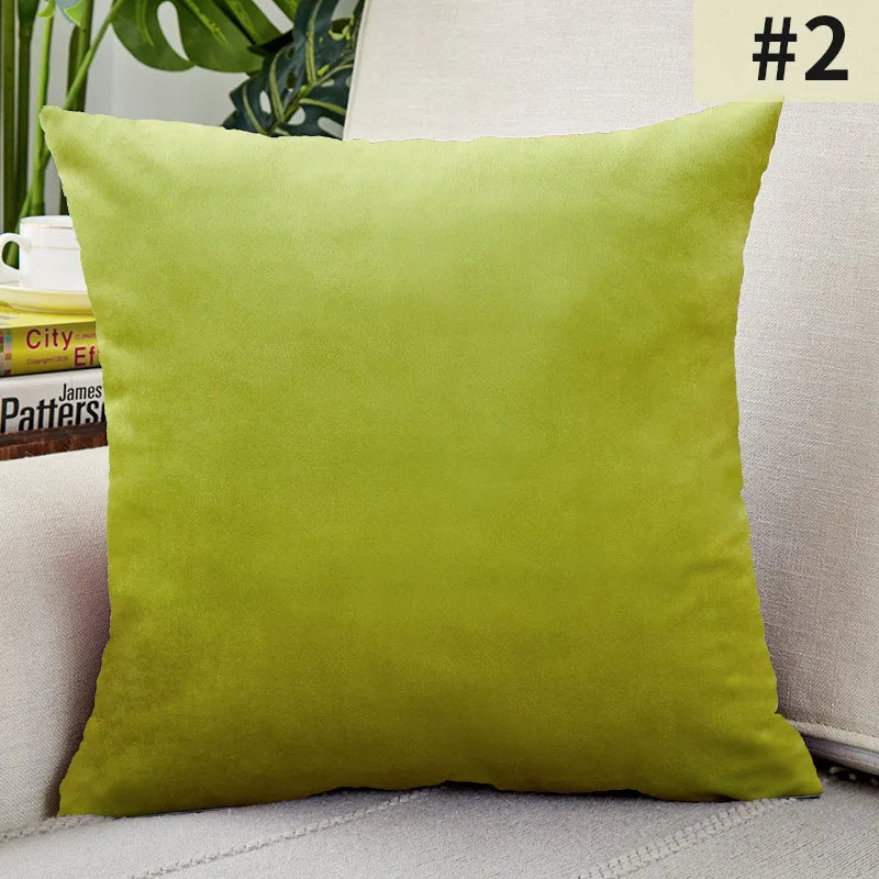 VelvetChic Cushion Cover - Solid Velvet Cover for a Luxurious Interior