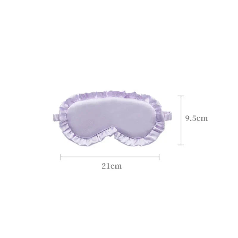 Ruffle - Soft Silk Sleep Mask with Delicate Ruffles