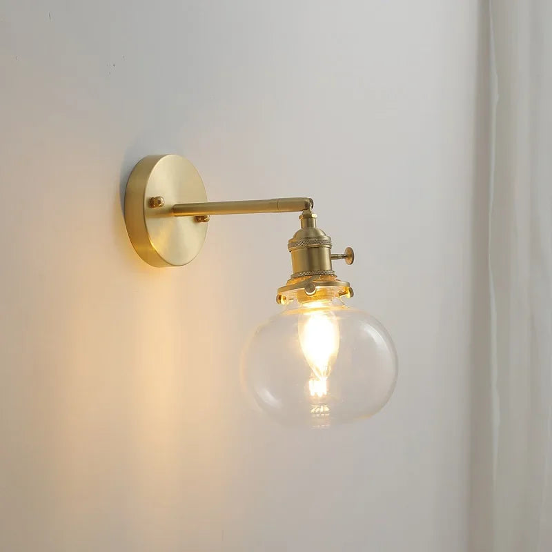 LightCrown - Modern Glass and Metal Wall Sconce