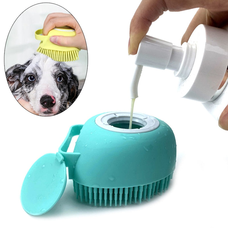 DogEase - Soothing Dog Shower Grooming Brush
