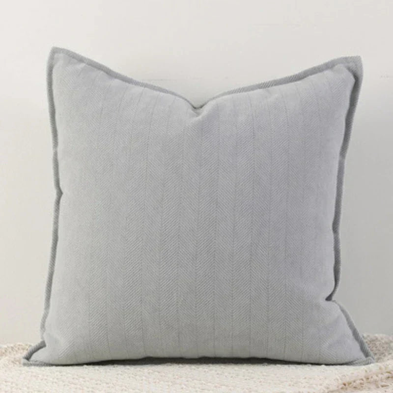 DuneWeave - Solid Color Chenille Cushion Cover for a Warm Interior