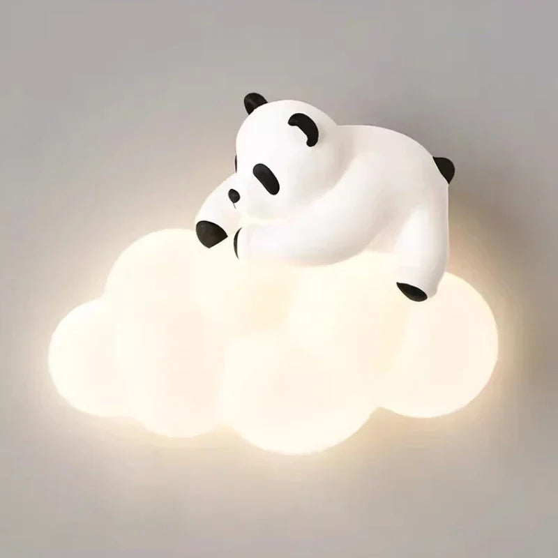 PandaGlow Lamp - Soft LED Wall Lamp for Kids' Room