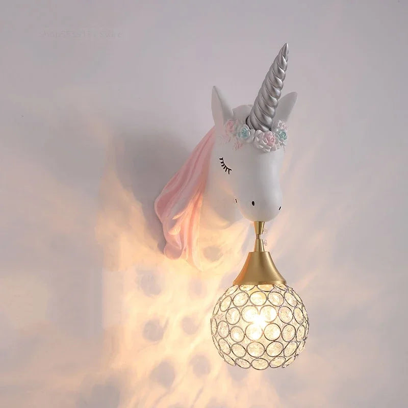 UnicornLicht - Unicorn Wall Sconce for Kids' Room