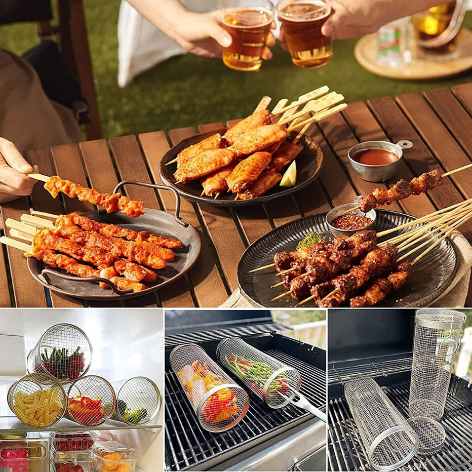 Grill Master Pro - Stainless Steel Barbecue Cooking Basket