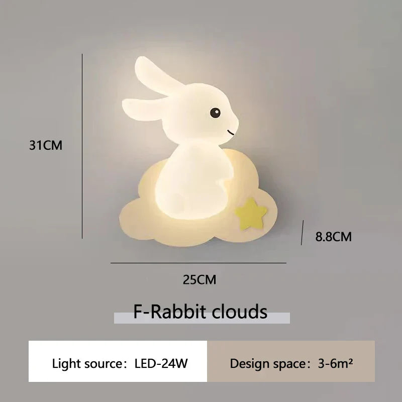 RabbitGlow Lamp - Rabbit LED Wall Lamp for Kids' Room