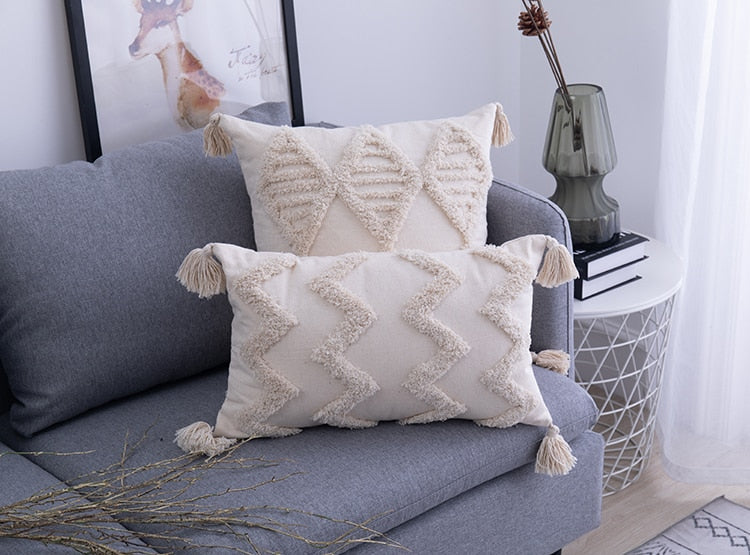 BohoVibes Pillow Covers – Style Ibiza pour Maison
