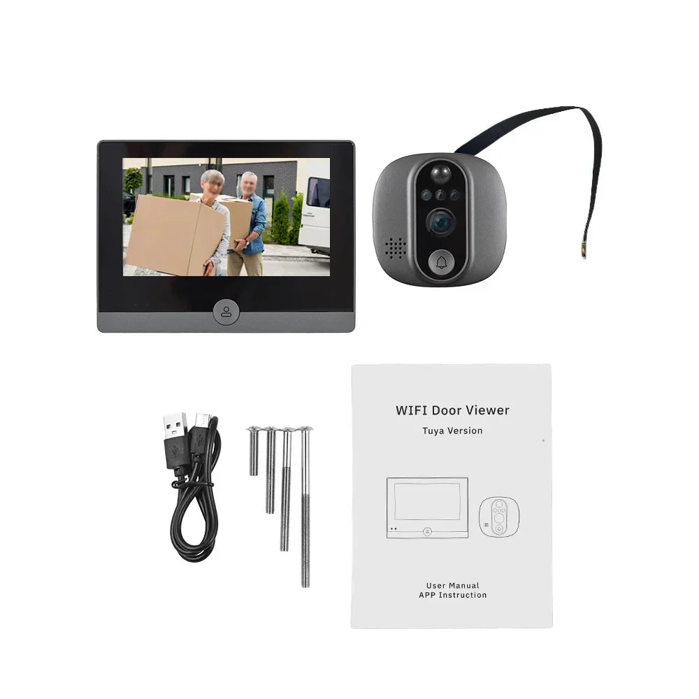 PorteClair - Sonnette Vidéo Connectée avec Caméra HD