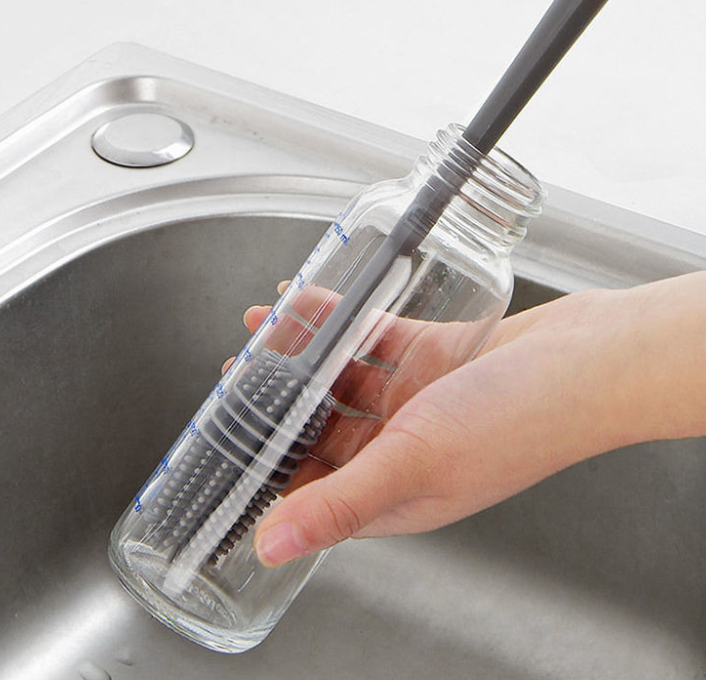 BrushMaster – Brosse Silicone Vaisselle Bouteilles