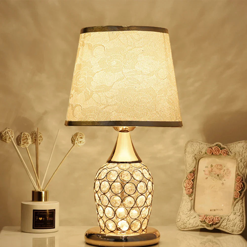 Wysteria - Elegant Crystal Glass Table Lamp