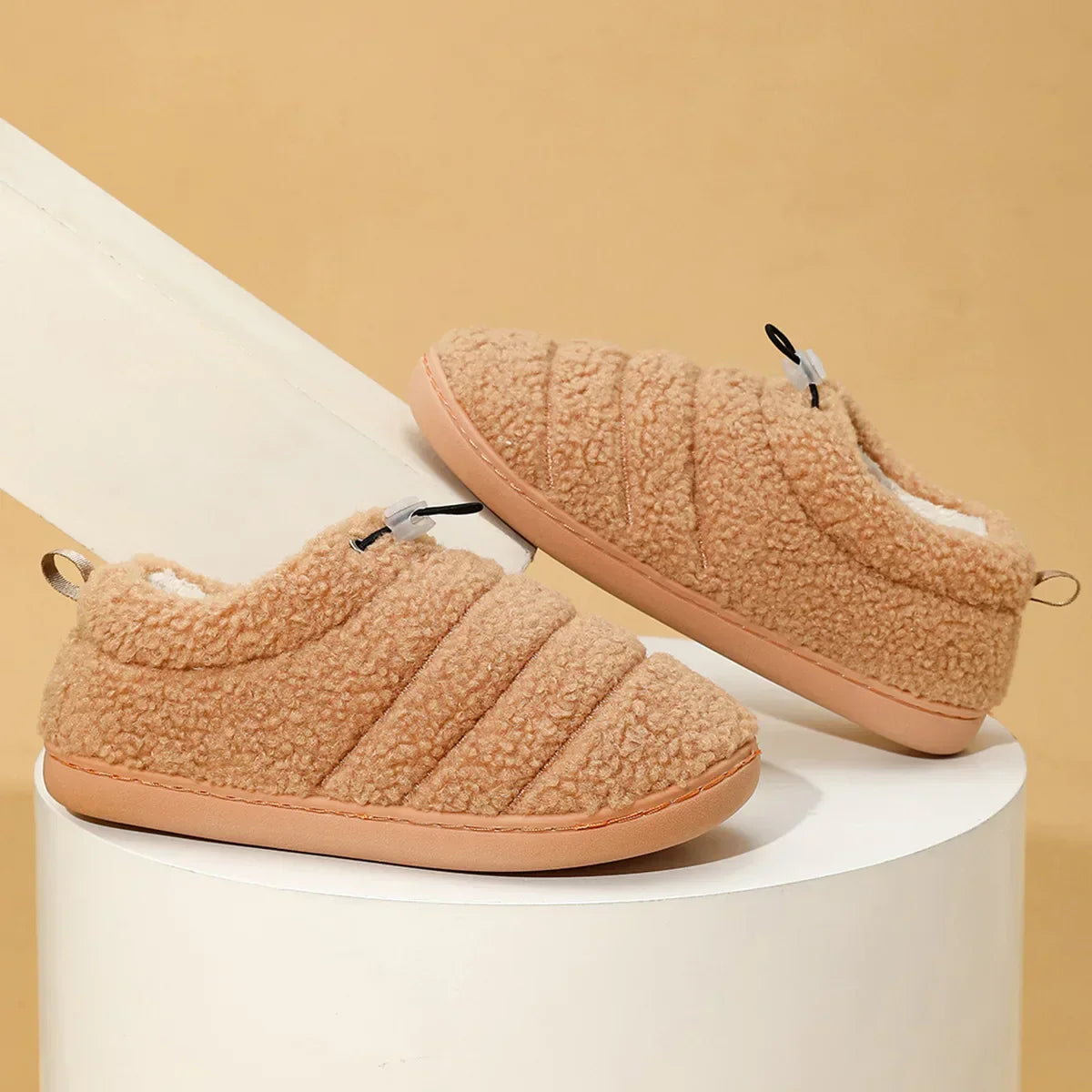 CloudWalk - Non-Slip Plush Slippers for Winter