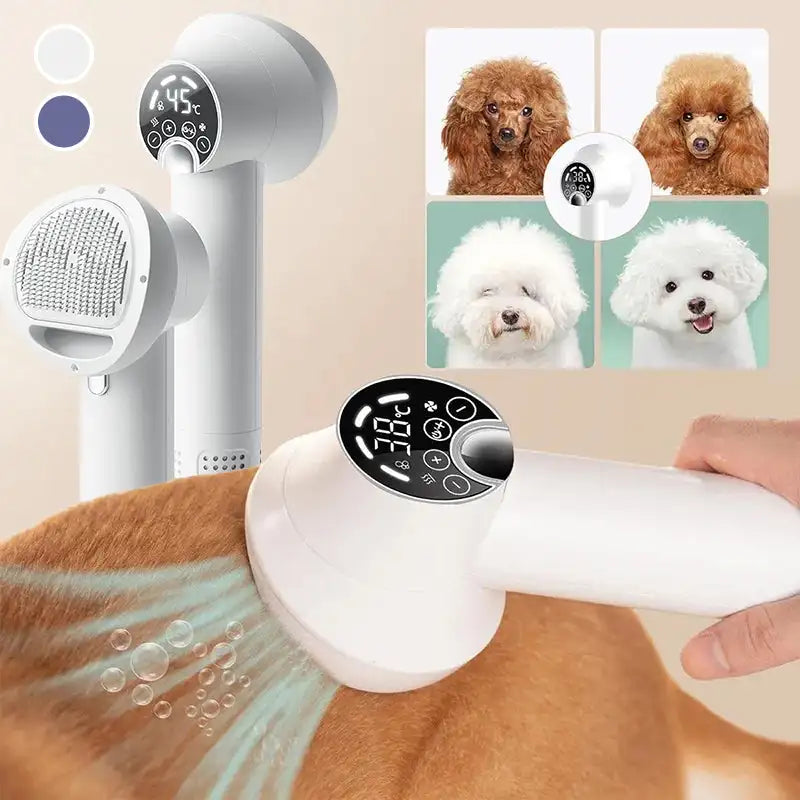 PurrfectDry - Quiet Pet Hair Dryer and Brush