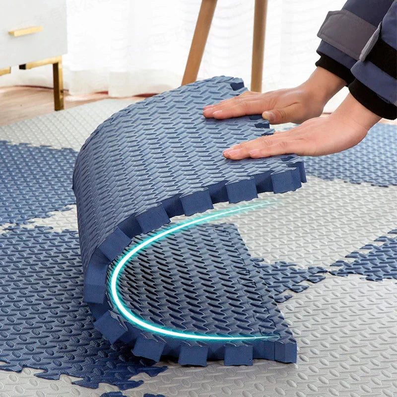 SafePlay Baby Play Mat - Thick and Secure Foam Mat