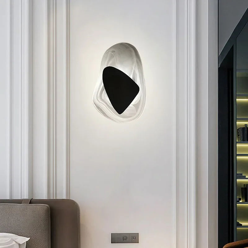 GlowElegance - Applique murale LED pour chambre et salon
