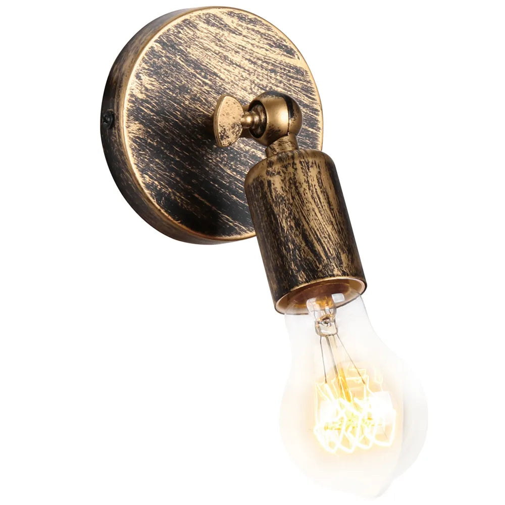 IndustrialGlow - Retro Industrial Adjustable Wall Sconce