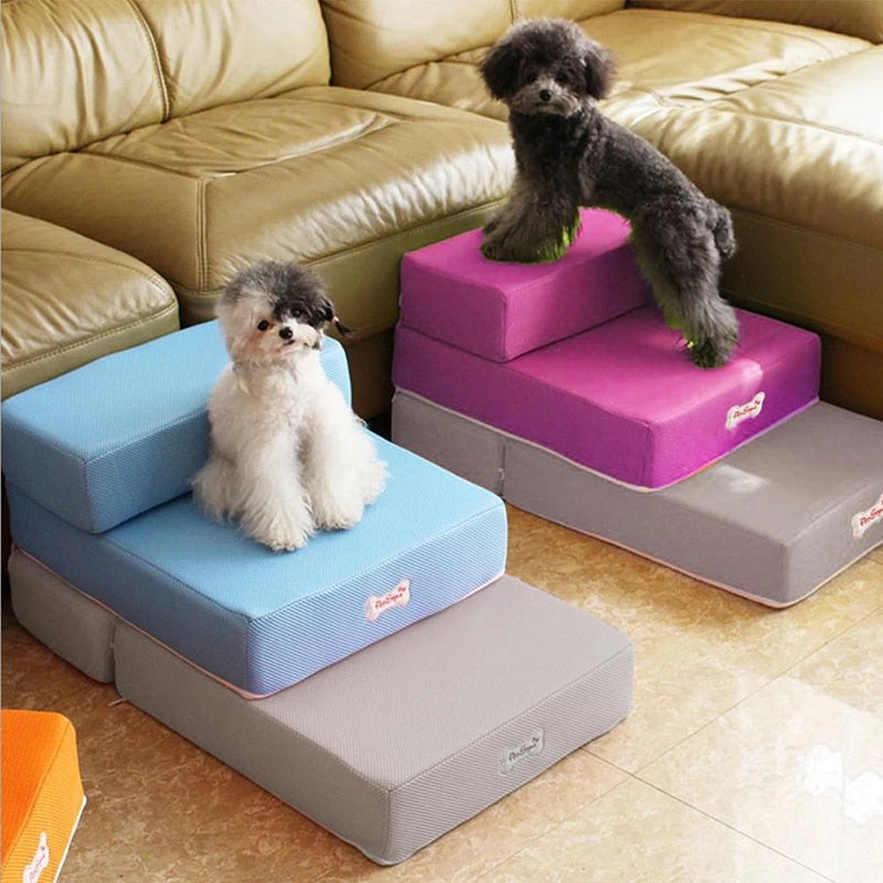 DogStep Pro - Luxury 2-Tier Dog Stairs