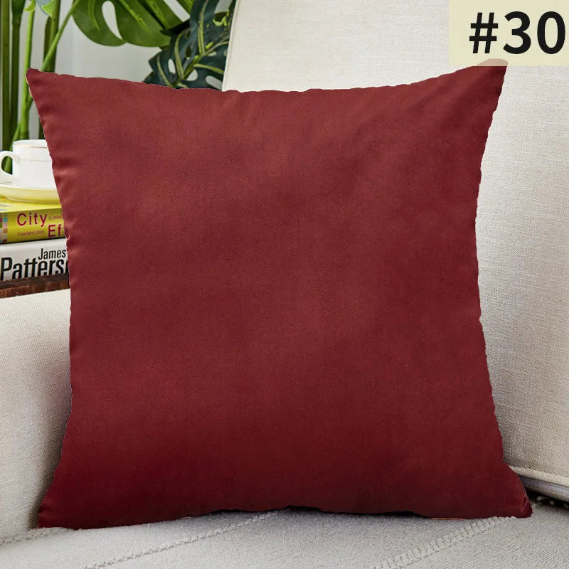 VelvetChic Cushion Cover - Solid Velvet Cover for a Luxurious Interior