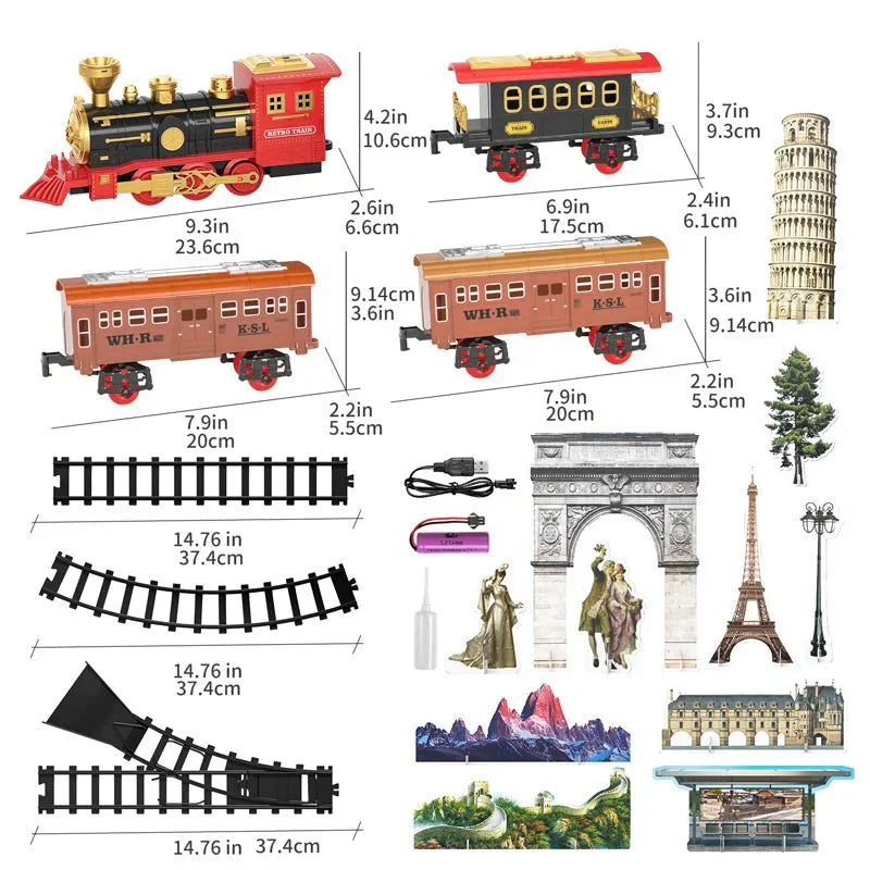 ClassicTrack Set – Train Rétro Effets Réalistes