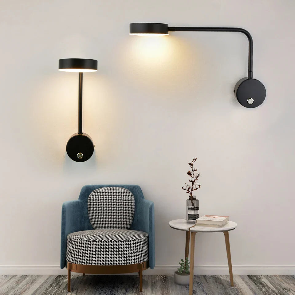 NordicGlow - Applique Murale LED Orientable pour Intérieur Moderne