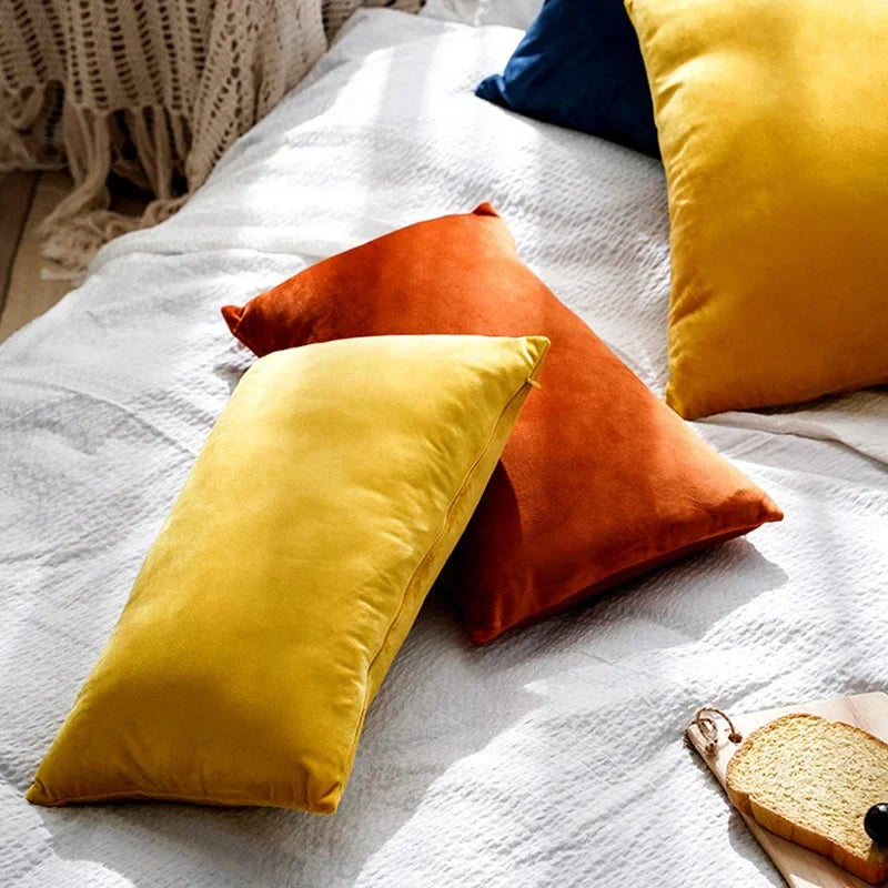 Orion Noir Cushion Cover - Velvet for an Elegant Interior