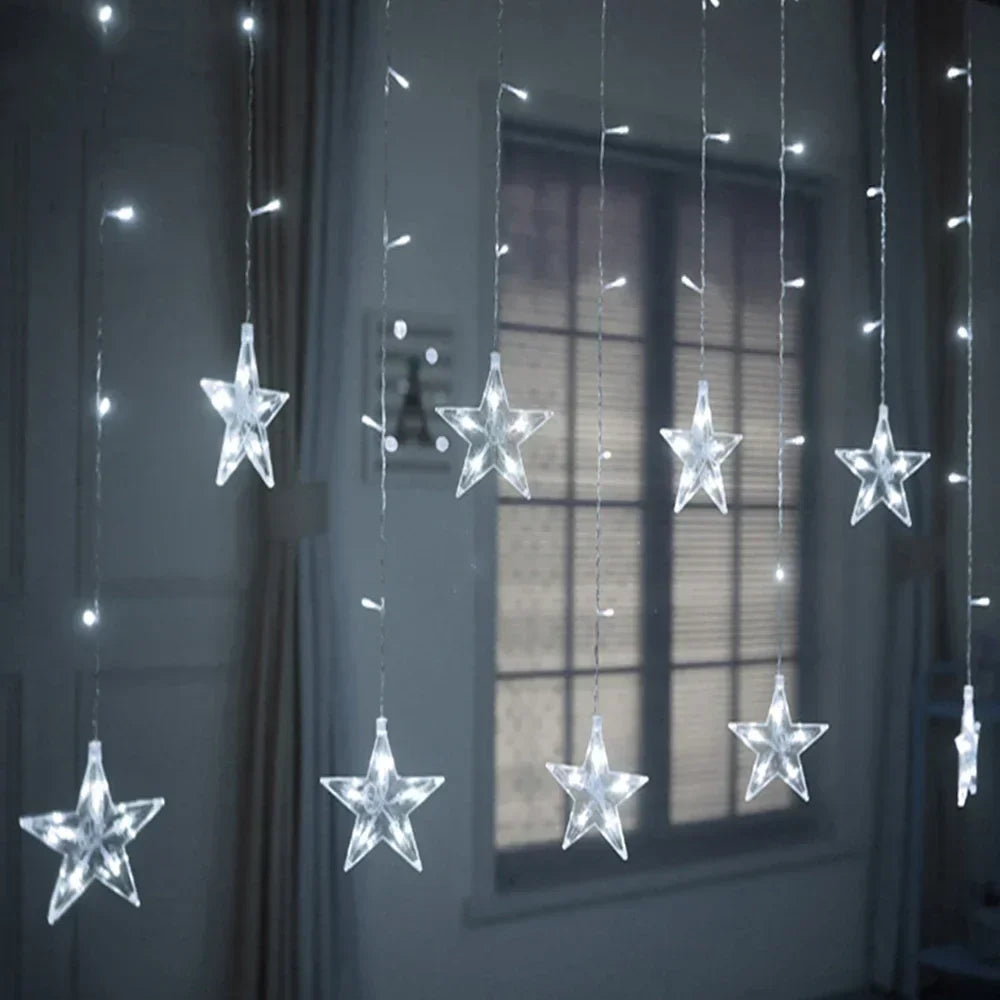 Vystara - Star Shaped LED Fairy Light Garland