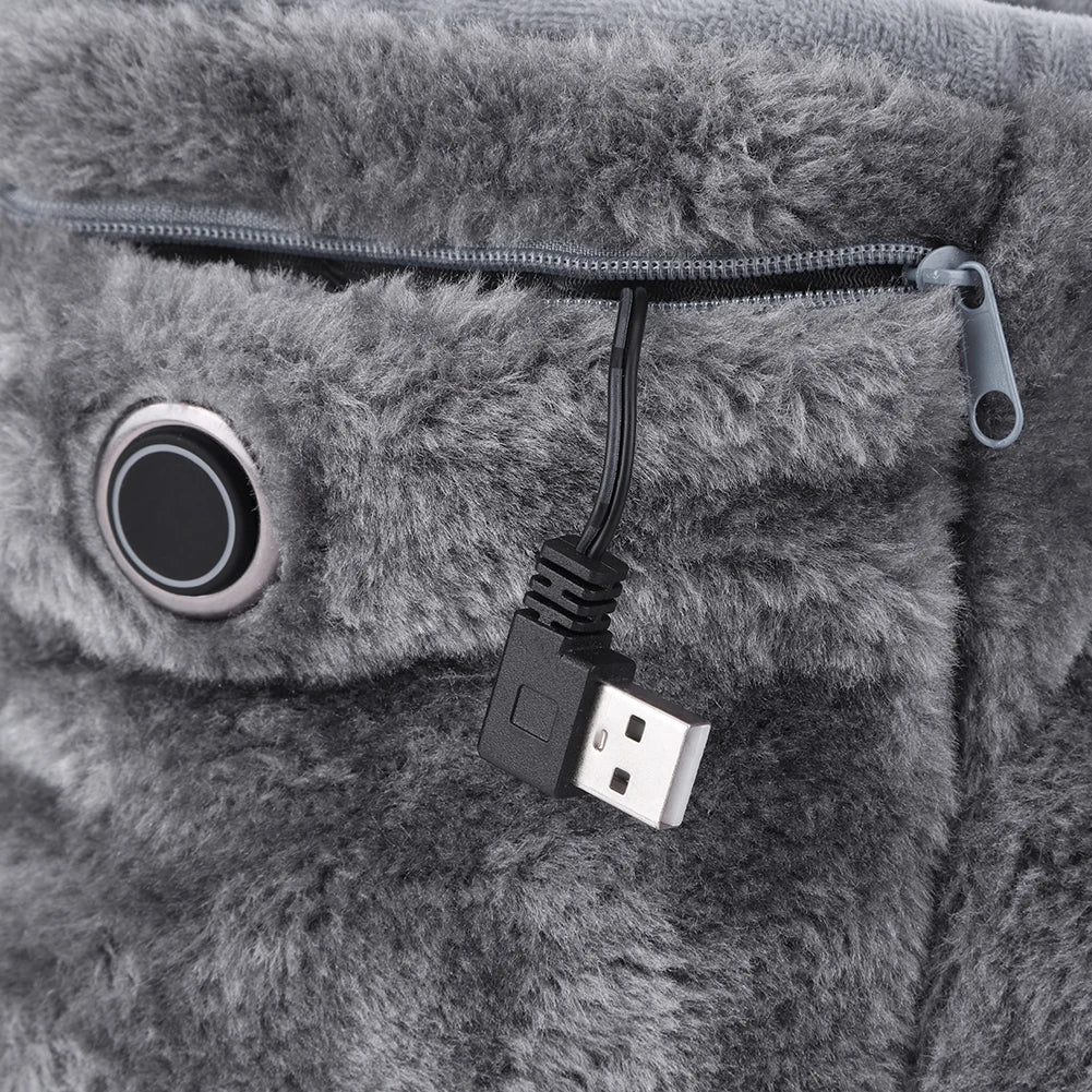 DreamStep Slippers - Warm Cozy USB Heated Slippers for Cold Days