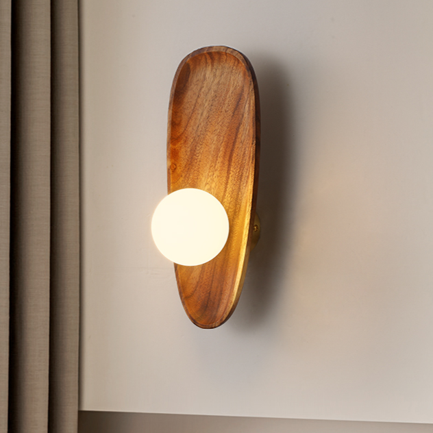 BoisLumi Wall - Natural Wood Wall Sconce for Warm Lighting