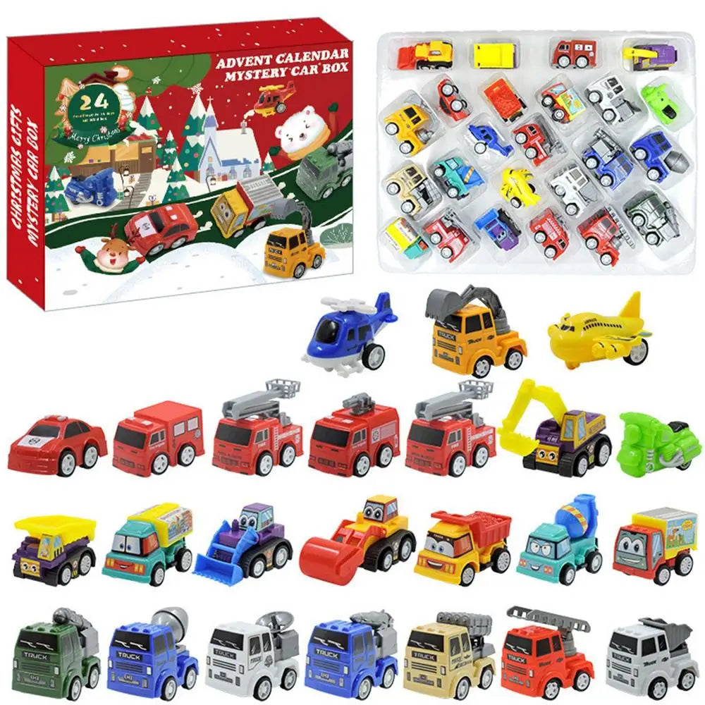 SpeedJoy Calendar - Christmas Countdown Car Calendar for Kids