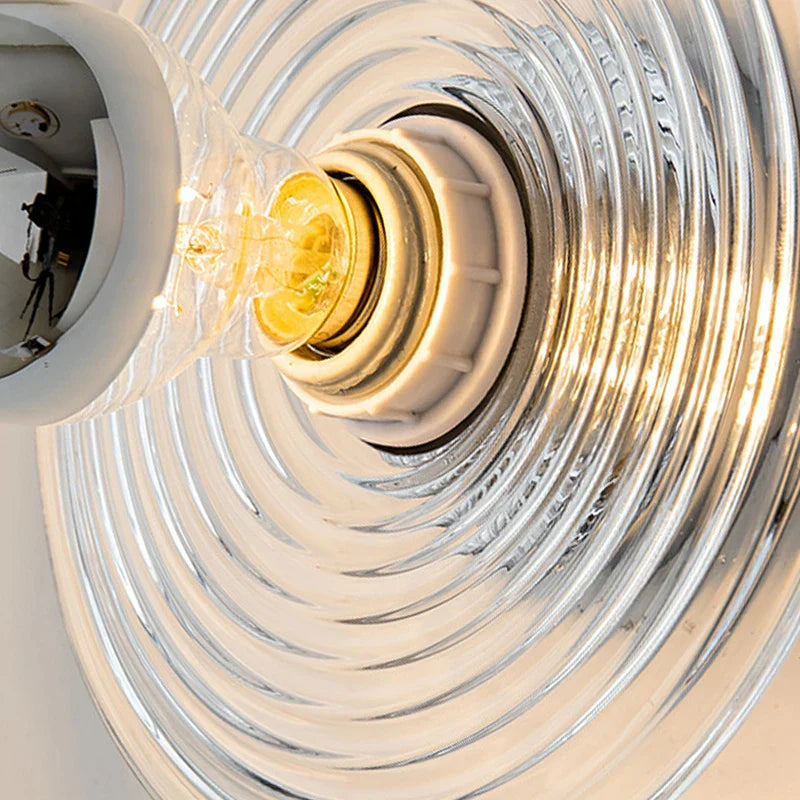 AquaGlow - Wavy Glass LED Wall Light