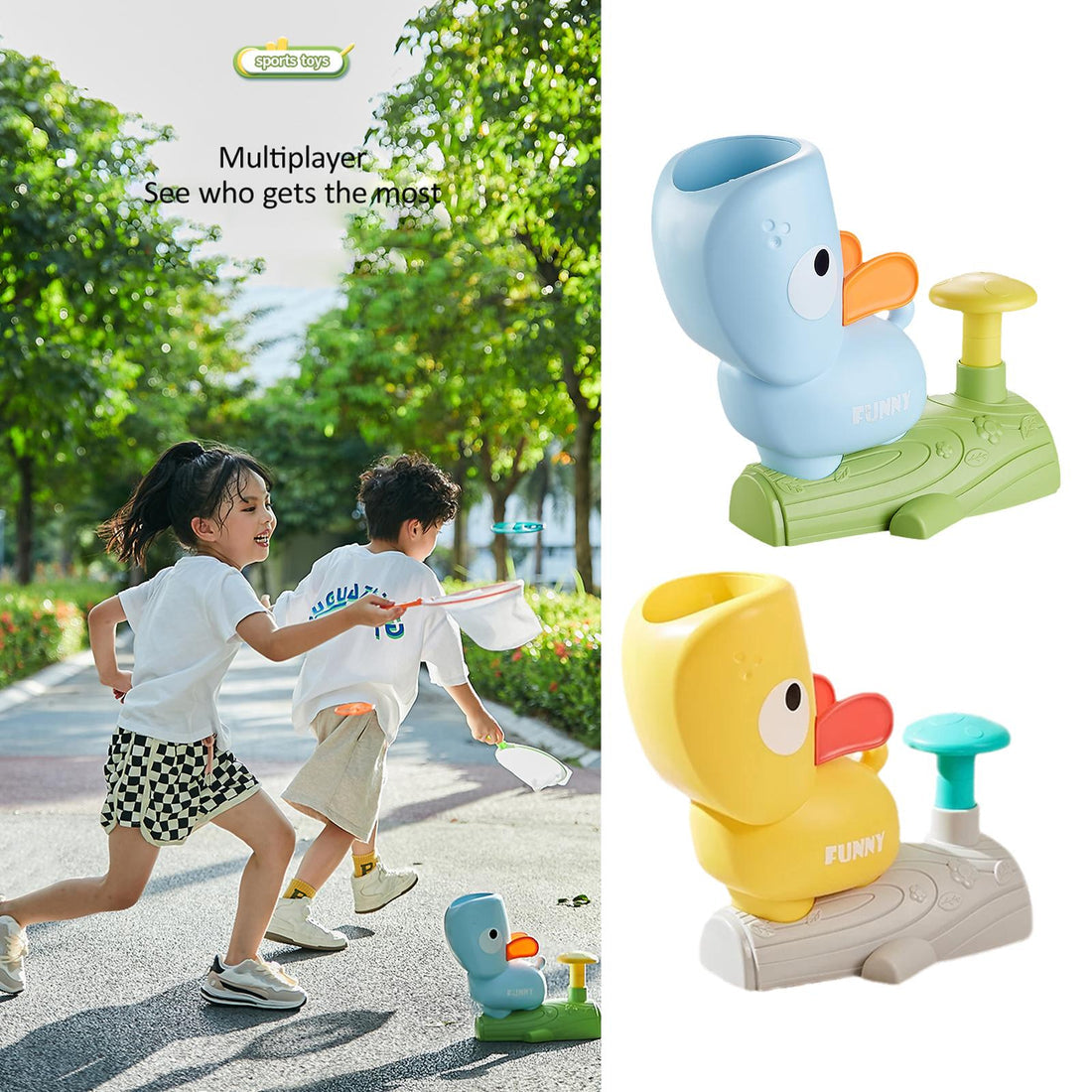 SkySpin - Launch and Catch Flying Disc Toy