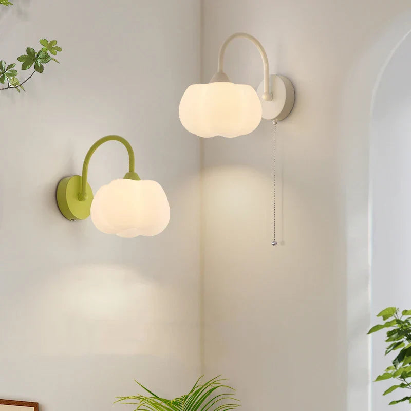 ModernLuxe - Elegant LED Wall Sconce with Pull Switch