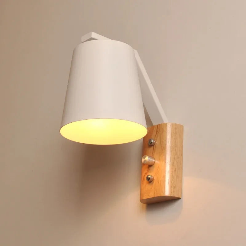 WoodGlow Light - Wooden LED Wall Sconce for Bedroom