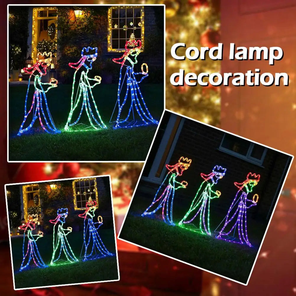 Enchanting Glow - LED Three Wise Men Christmas Decoration