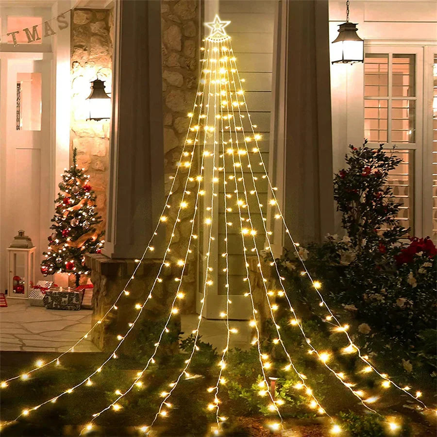 LuminousMagic Light - 350 LED Curtain Lights for Parties