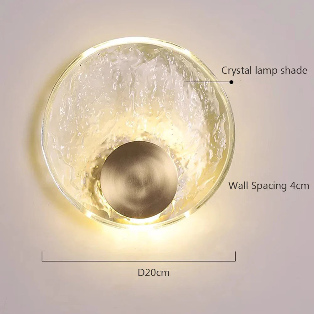 Ramelle - Elegant Crystal LED Wall Sconce