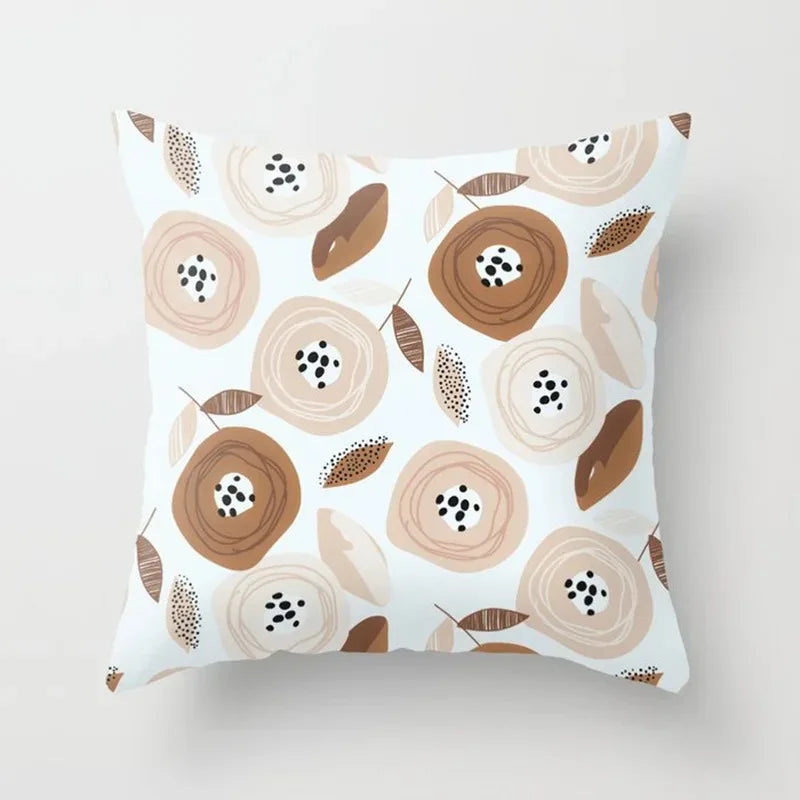 VelvetHaven - Botanical Cushion Cover for a Fresh, Natural Interior